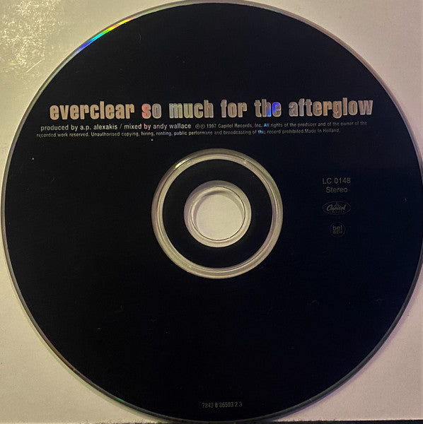 Everclear : So Much For The Afterglow (CD, Album)