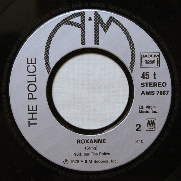 The Police : Bring On The Night / Roxanne (7", Single, Sil)