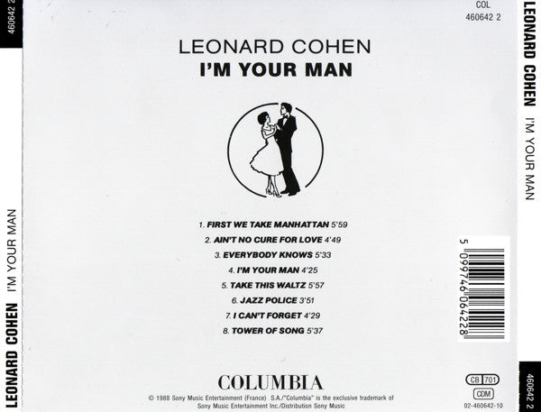 Leonard Cohen : I'm Your Man (CD, Album, RE)