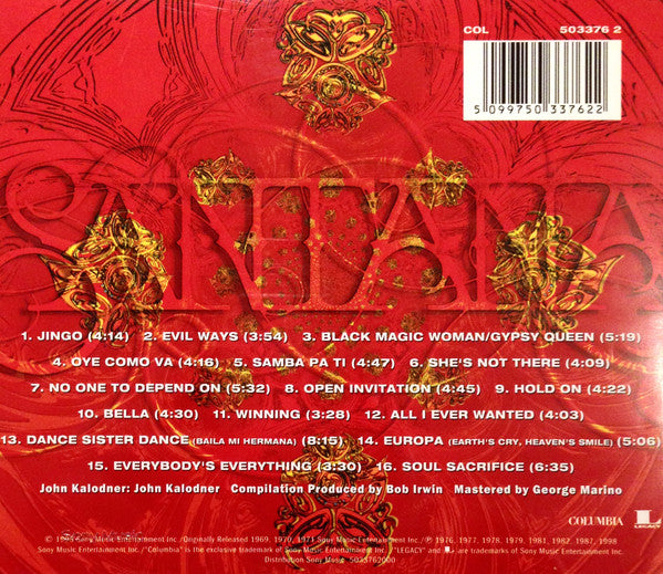 Santana : The Best Of Santana (CD, Comp, RE)