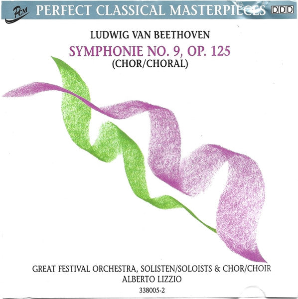 Ludwig van Beethoven - Great Festival Orchestra, Great Festival Choir, Alberto Lizzio : Symphonie No. 9, Op. 125 (Chor/Choral) (CD)