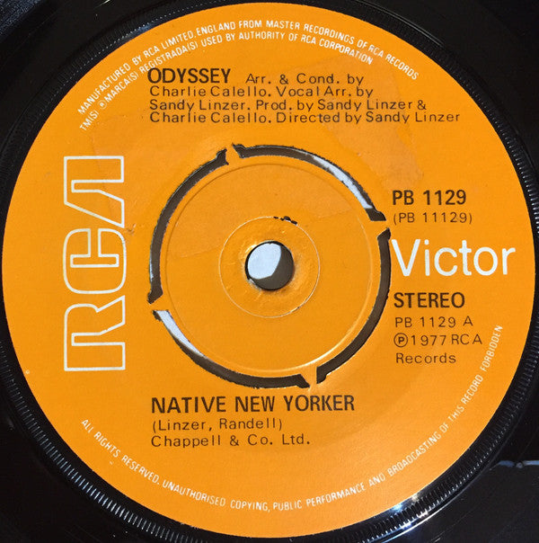 Odyssey (2) : Native New Yorker (7", Single)