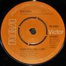 Baccara : Sorry, I'm A Lady (7", Single)