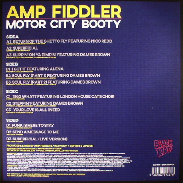 Amp Fiddler : Motor City Booty (2xLP, Album)