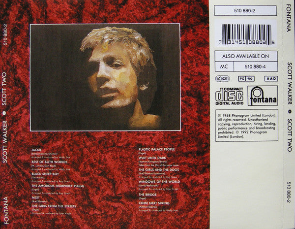 Scott Walker : Scott 2 (CD, Album, RE, RM)