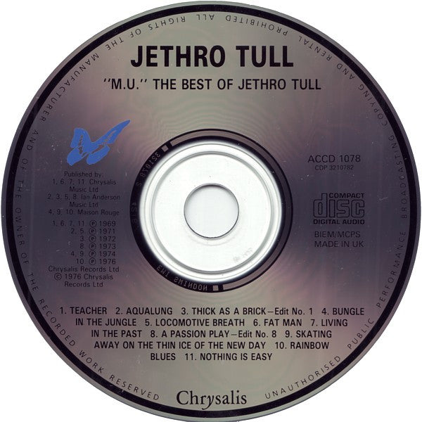 Jethro Tull : M.U. - The Best Of Jethro Tull (CD, Comp, RE)
