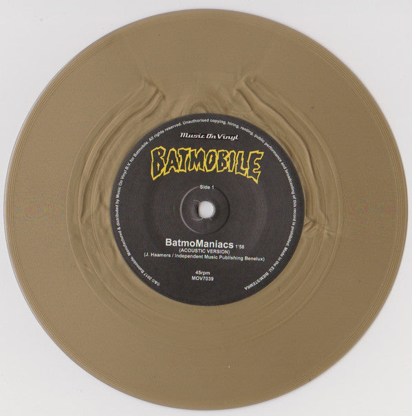 Batmobile : BatmoManiacs (7", Single, Ltd, Num, Gol)