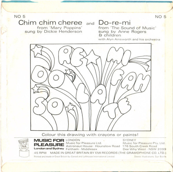 Dickie Henderson / Anne Rogers : Chim Chim Cheree And Do-Re-Mi (7")