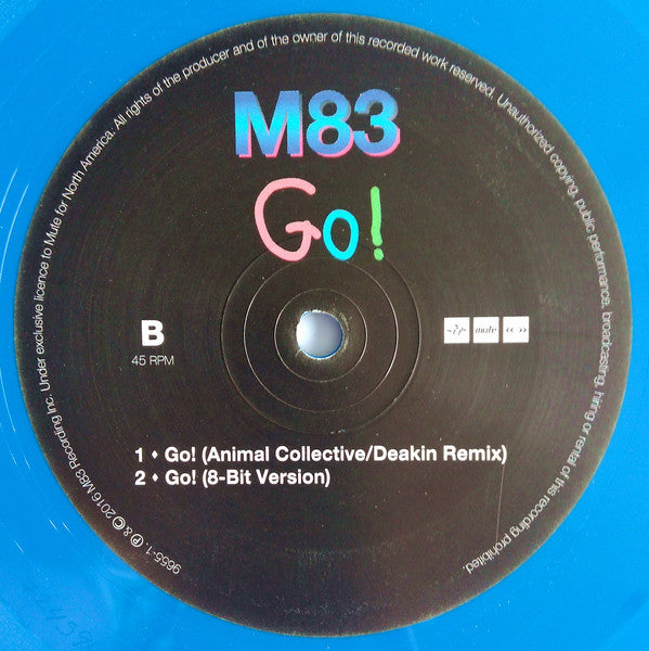 M83 : Go! (12", Single, Ltd, Blu)