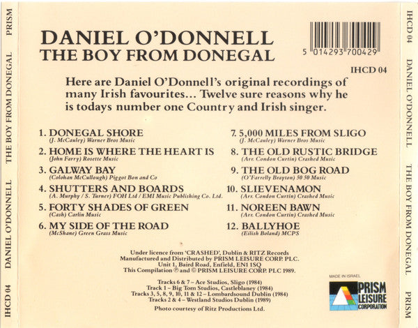 Daniel O'Donnell : The Boy From Donegal (CD, Album)