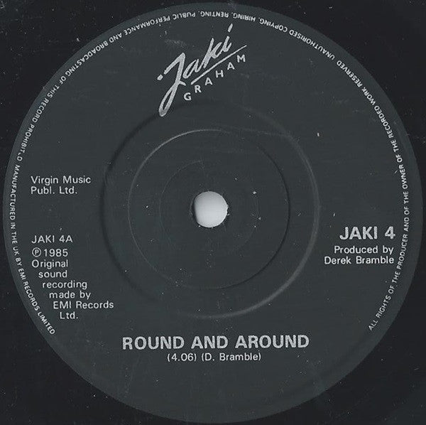 Jaki Graham : Round And Around (7", Single, Pap)