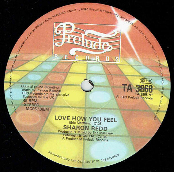 Sharon Redd : Love How You Feel (12", Die)