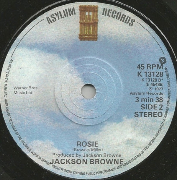 Jackson Browne : Stay (7", Single)