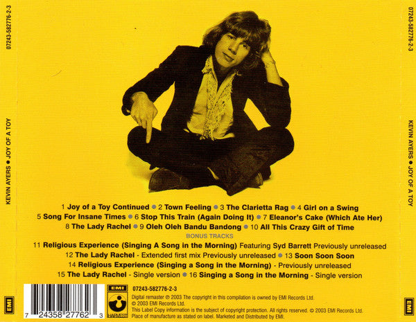 Kevin Ayers : Joy Of A Toy (CD, Album, RE, RM)
