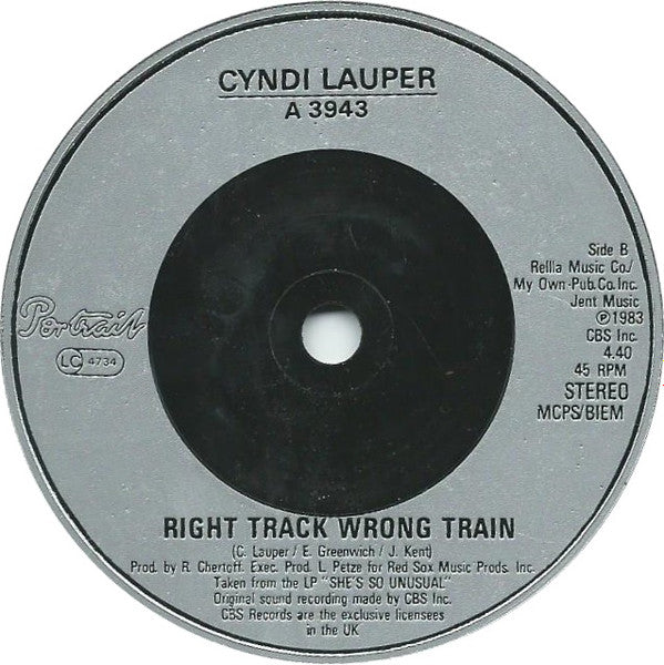 Cyndi Lauper : Girls Just Want To Have Fun (7", Single, Sil)