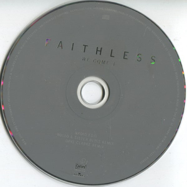 Faithless : We Come 1 (CD, Single)