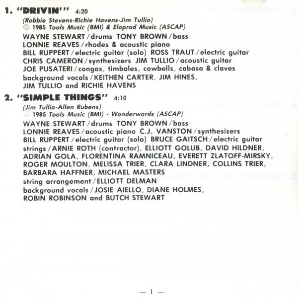 Richie Havens : Simple Things (CD, Album)