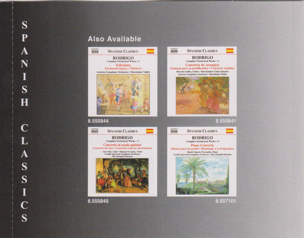 Joaquín Rodrigo, Artur Pizarro : Piano Music - Four Andalusian Pictures, Five Pieces Of The Sixteenth Century (CD, Album)