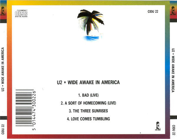 U2 : Wide Awake In America (CD, EP)