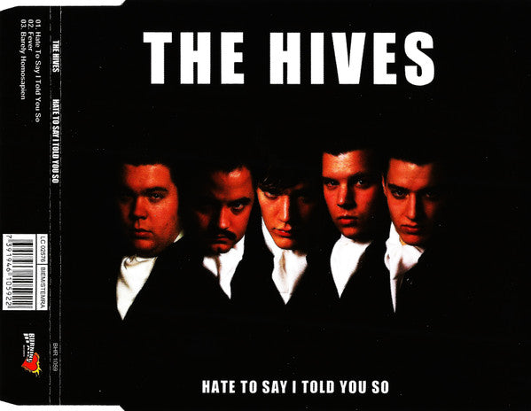 The Hives : Hate To Say I Told You So (CD, Single)