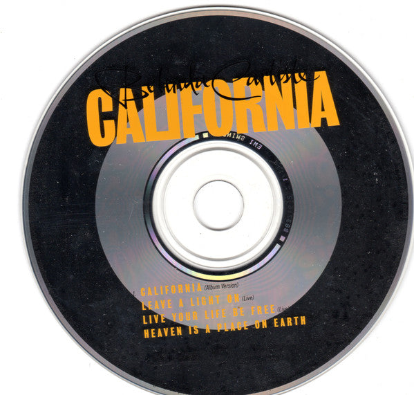 Belinda Carlisle : California (CD, Single)