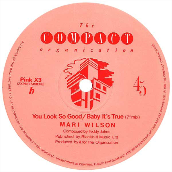 Mari Wilson : Baby It's True (12")