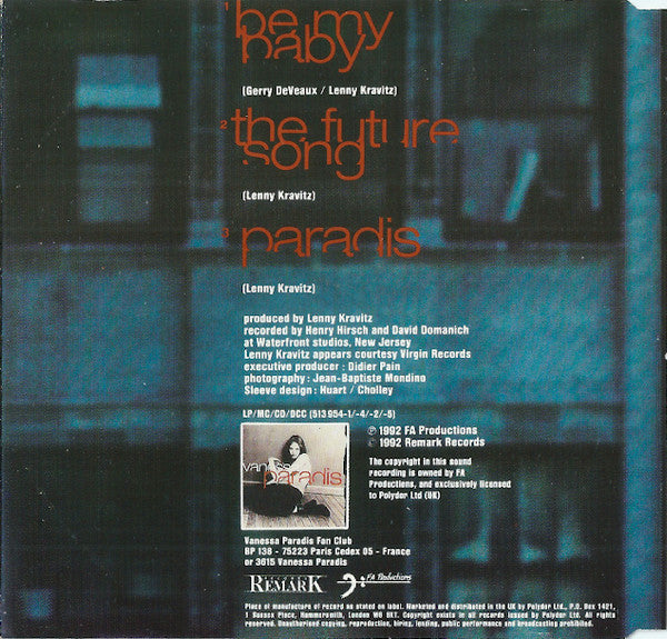 Vanessa Paradis : Be My Baby (CD, Maxi)