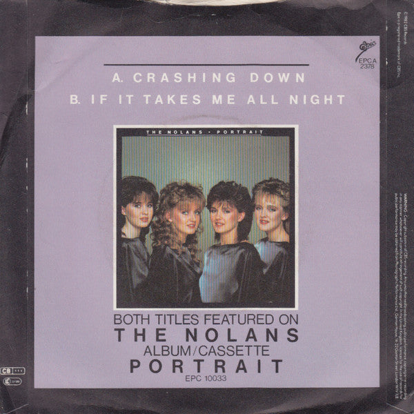 The Nolans : Crashing Down (7", Pap)