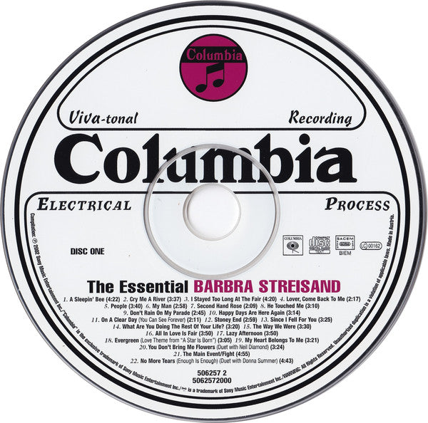 Barbra Streisand : The Essential Barbra Streisand (2xCD, Comp, RM)