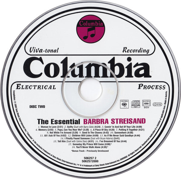 Barbra Streisand : The Essential Barbra Streisand (2xCD, Comp, RM)