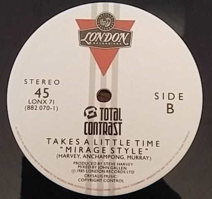 Total Contrast : Takes A Little Time (The Bandito Mix) (12")