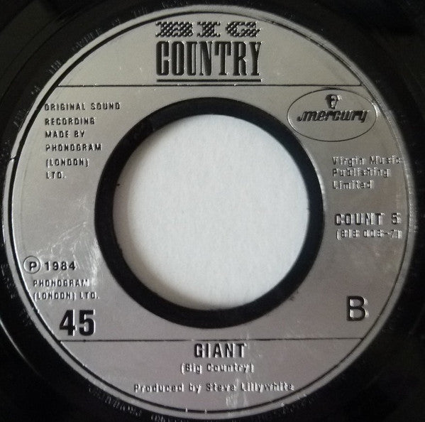 Big Country : Wonderland (7", Single, Jukebox, Sil)