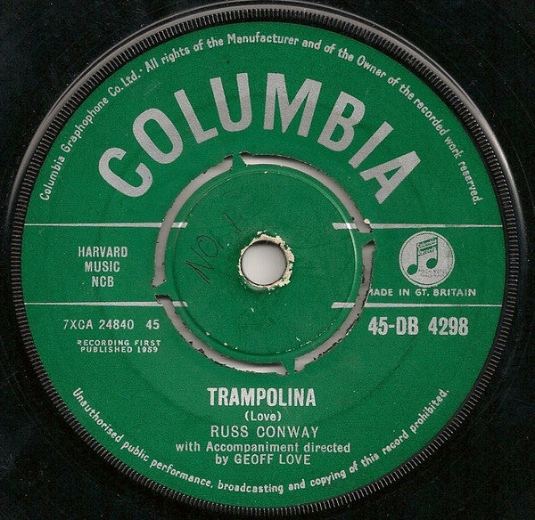 Russ Conway : Roulette (7", Single)