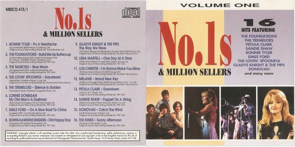 Various : No.1s & Million Sellers - Volume One (CD, Comp)