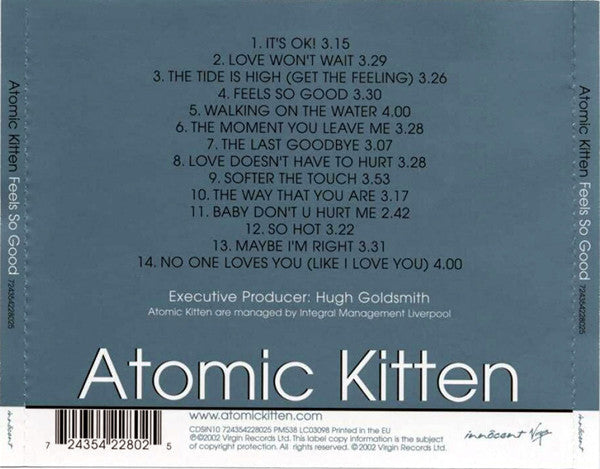 Atomic Kitten : Feels So Good (CD, Album)