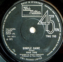 Four Tops : Simple Game (7", Single, Sol)