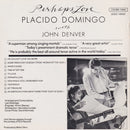 Placido Domingo With John Denver : Perhaps Love (CD, Album, RE)
