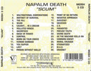 Napalm Death : Scum (CD, Album, RE)