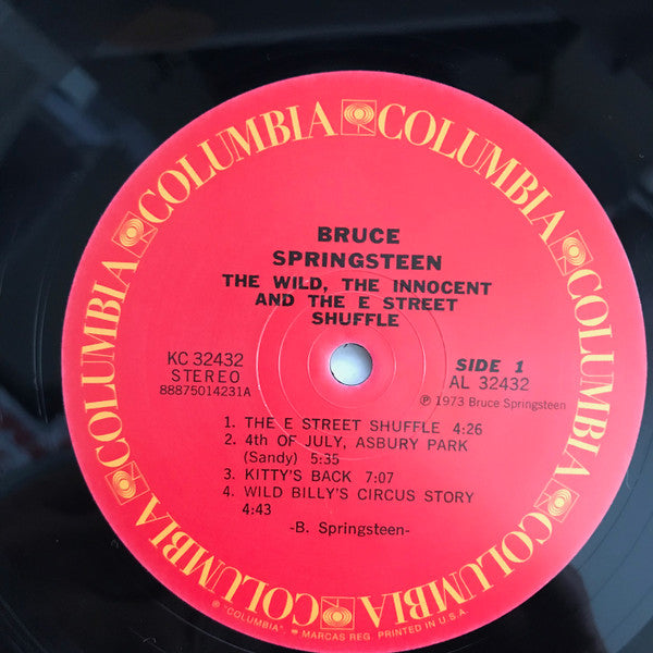 Bruce Springsteen : The Wild, The Innocent & The E Street Shuffle (LP, Album, RE, RM, 180)