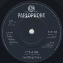 Pet Shop Boys : It's A Sin (7", Single, Bla)