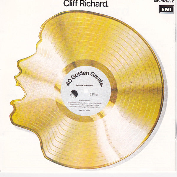 Cliff Richard : 40 Golden Greats (2xCD, Comp)