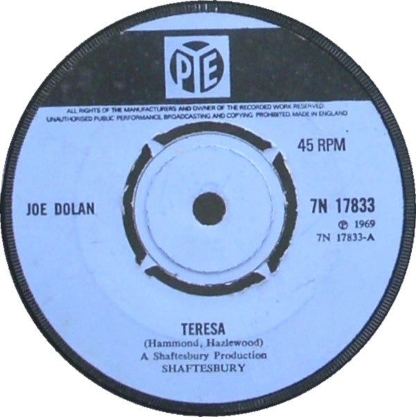 Joe Dolan : Teresa (7", Single, Pus)