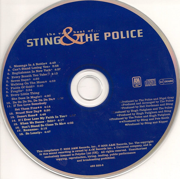 Sting / The Police : The Very Best Of Sting & The Police (CD, Comp, RE)