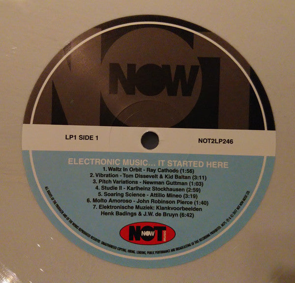 Various : Electronic Music... It Started Here (2xLP, Comp, Gre)