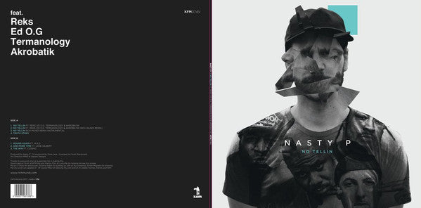 Nasty P : No Tellin (12", EP, Ltd)