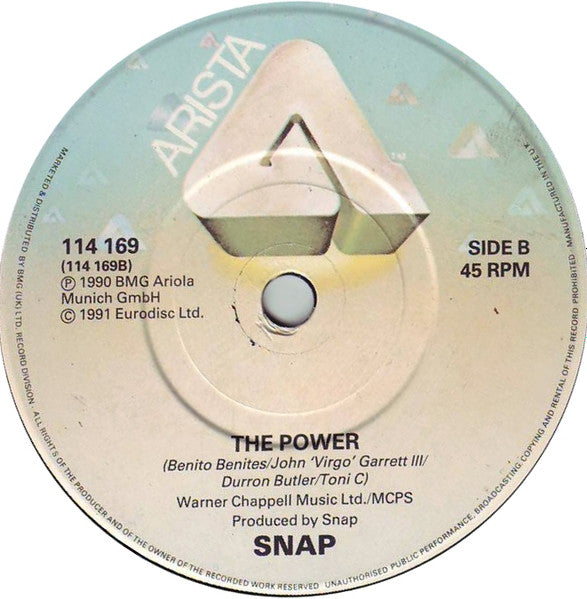 Snap! : Mega Mix (7", Single, UK )