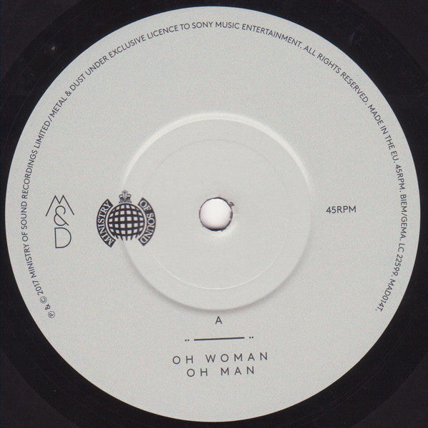 London Grammar : Oh Woman Oh Man (7", Single, Ltd, Num)