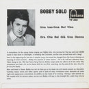 Bobby Solo : Una Lacrima Sul Viso (7", Single, Mono)