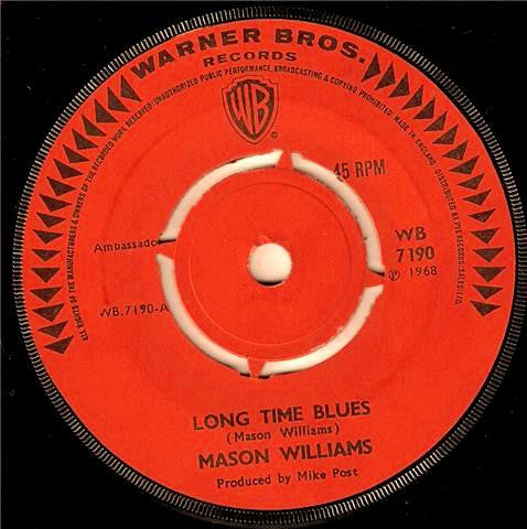 Mason Williams : Long Time Blues / Classical Gas (7", Single, 4-p)