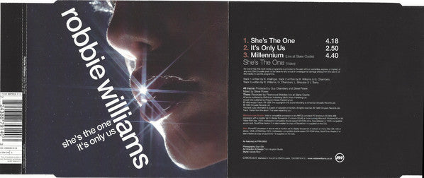 Robbie Williams : She's The One / It's Only Us (CD, Single, Enh, CD2)